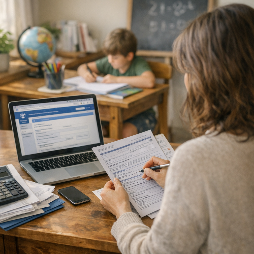 Comment déclarer la scolarité à domicile à la CAF ?