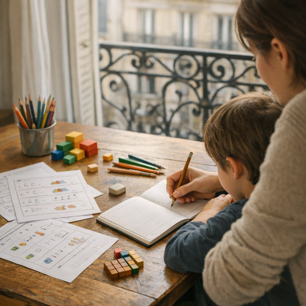 Un exercice CP gratuit aide votre enfant à progresser sans pression