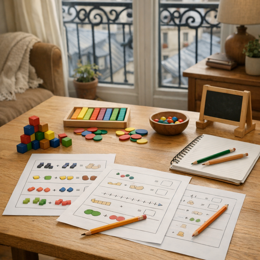 Un exercice de maths CP en PDF peut alléger vos séances