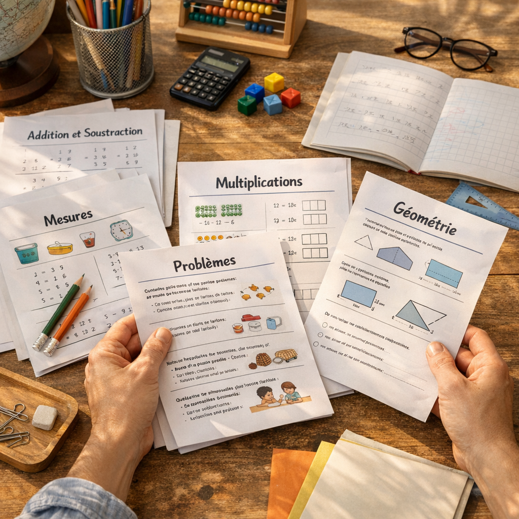 Comment choisir le bon exercice de math CE2 selon la compétence