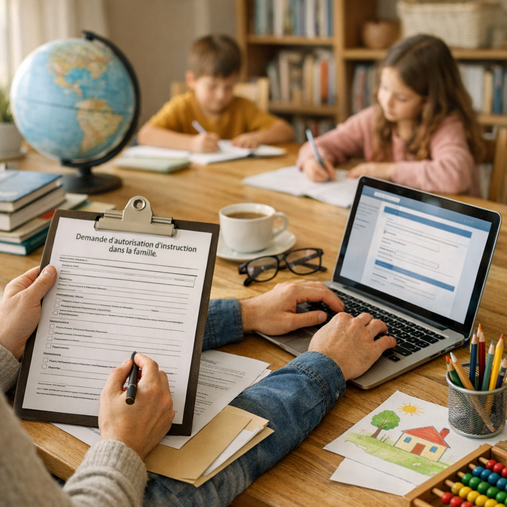 Demander l’autorisation d’instruction dans la famille : les étapes clés