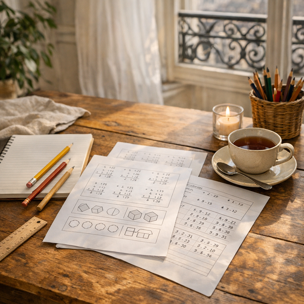 Les Problèmes de maths CM2 en PDF : une routine simple pour l’IEF
